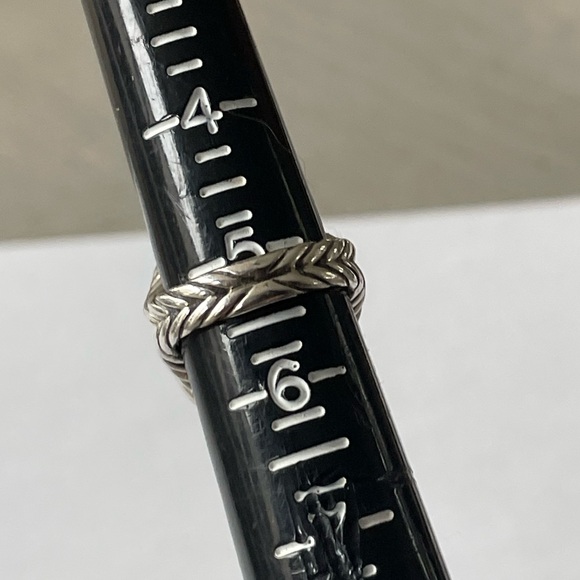 David Yurman 11mm Black Orchid & Diamond Albion Ring - Size 5 1/4 - Picture 10 of 10